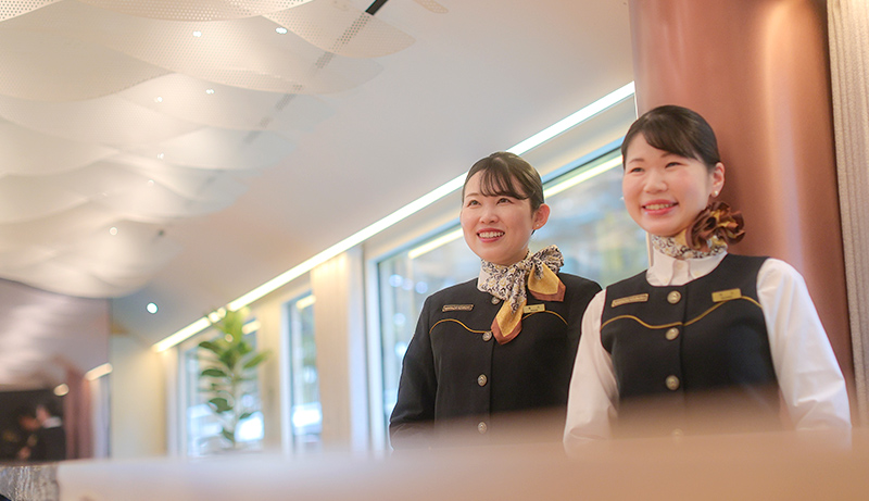 客室乗務員のあたたかいサービス